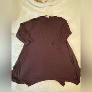 LARACE Deep Purple Tunic Top 1x